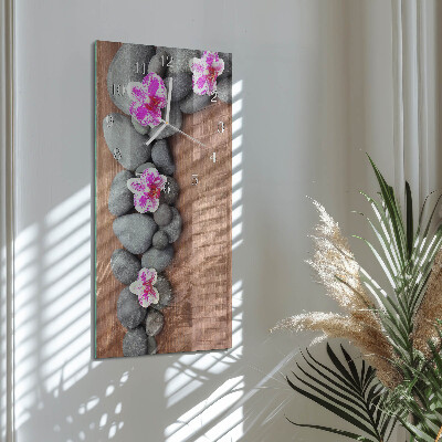 Orologio verticale Pietre per orchidee