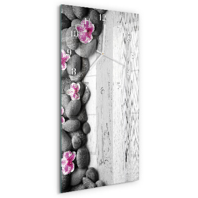 Orologio verticale Pietre per orchidee