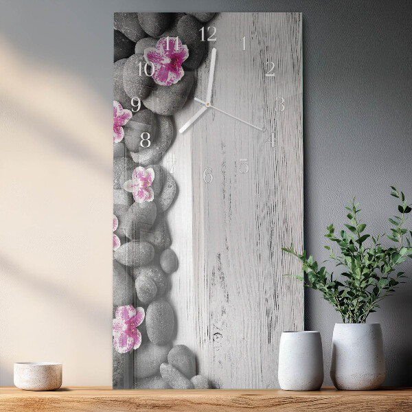 Orologio verticale Pietre per orchidee