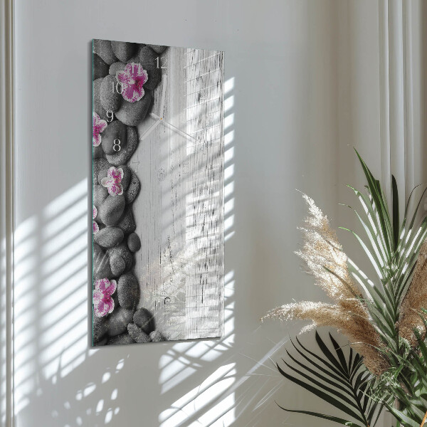 Orologio verticale Pietre per orchidee