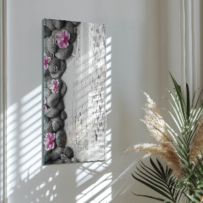 Orologio verticale Pietre per orchidee