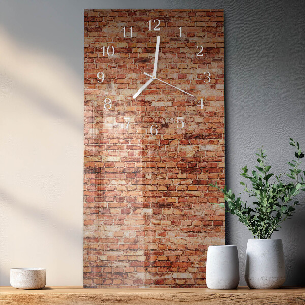 Orologio verticale Muro di mattoni