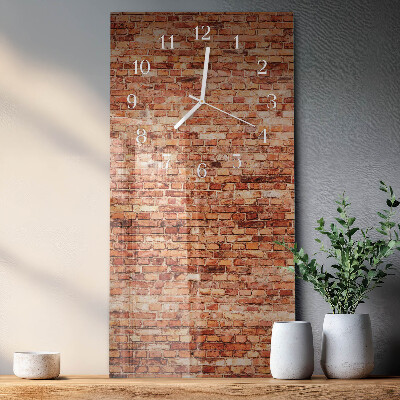 Orologio verticale Muro di mattoni