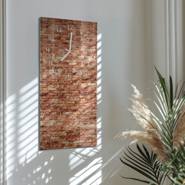 Orologio verticale Muro di mattoni