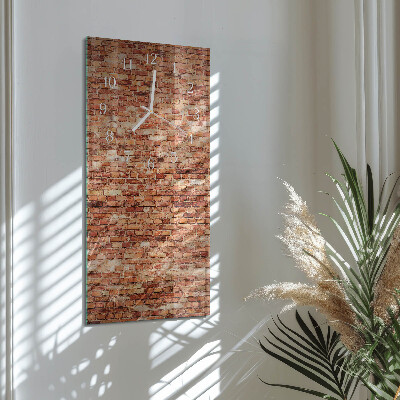 Orologio verticale Muro di mattoni