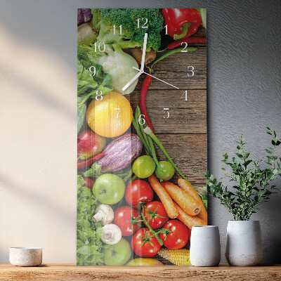 Orologio verticale Verdure