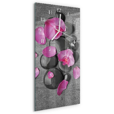 Orologio verticale Pietre per orchidee