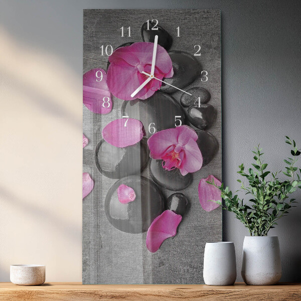Orologio verticale Pietre per orchidee