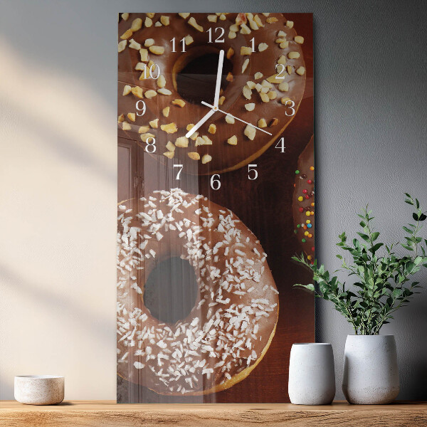 Orologio verticale ciambelle