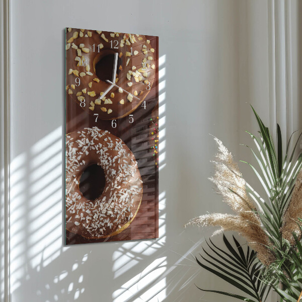 Orologio verticale ciambelle