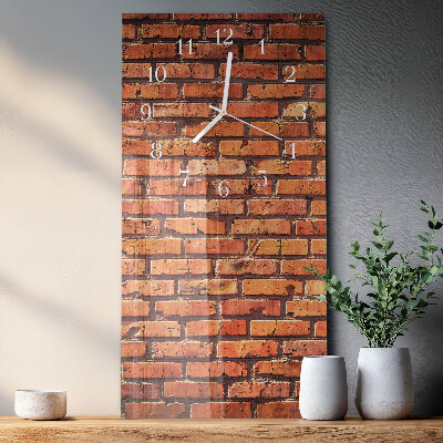 Orologio verticale Muro di mattoni