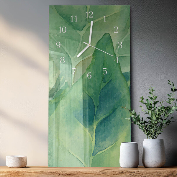 Orologio verticale Foglie