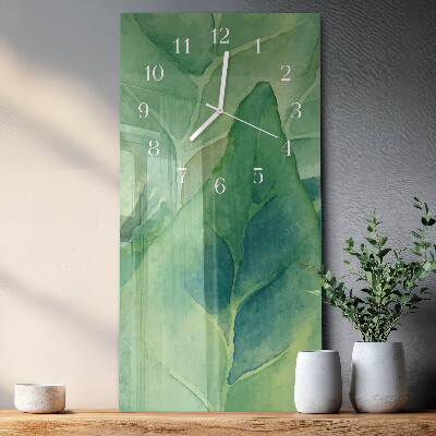 Orologio verticale Foglie