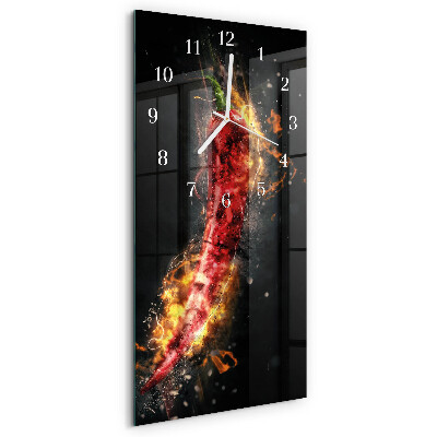 Orologio verticale Peperoncino piccante