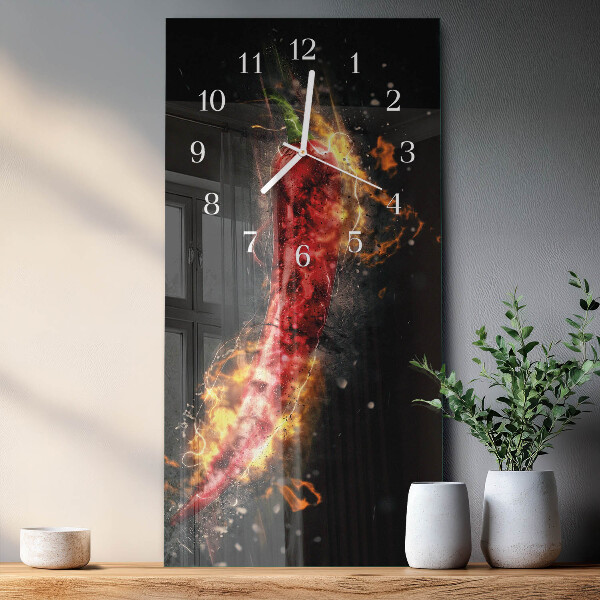 Orologio verticale Peperoncino piccante