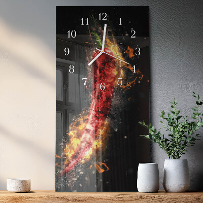 Orologio verticale Peperoncino piccante