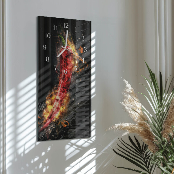 Orologio verticale Peperoncino piccante