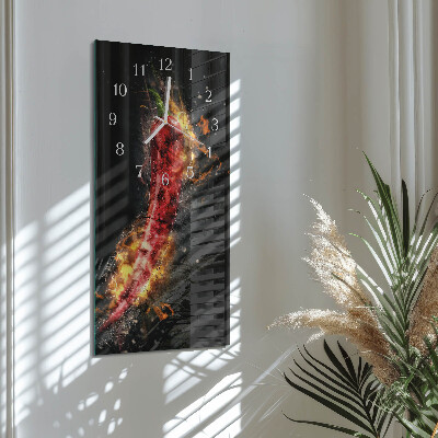 Orologio verticale Peperoncino piccante