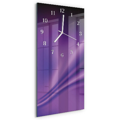 Orologio verticale Onde di viola