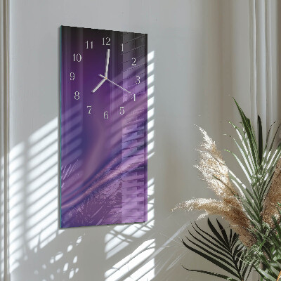 Orologio verticale Onde di viola