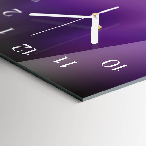 Orologio verticale Onde di viola