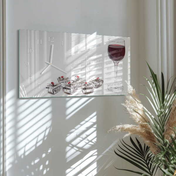 Orologi orizzontali Bicchiere da vino