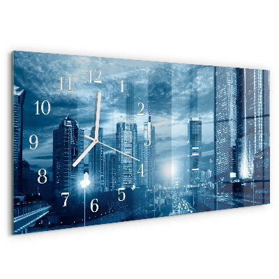 Orologi orizzontali Città di notte