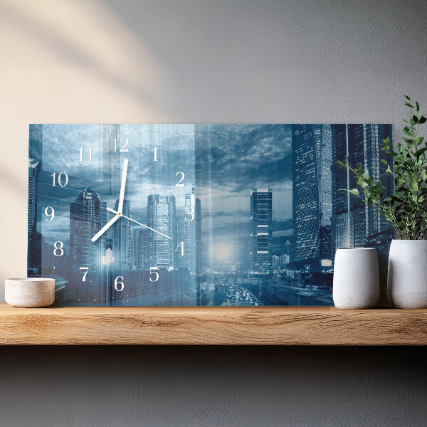 Orologi orizzontali Città di notte