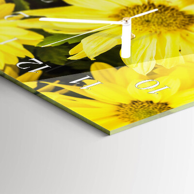 Orologi orizzontali Fiori gialli