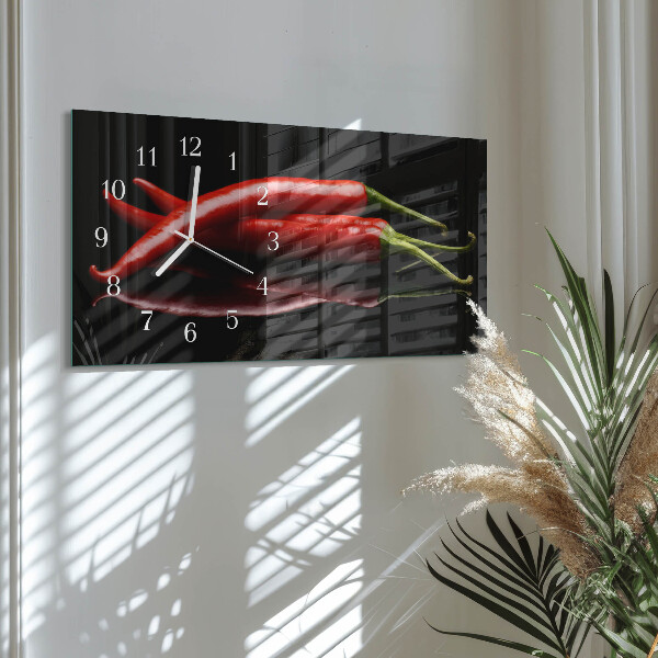 Orologi orizzontali peperoncini