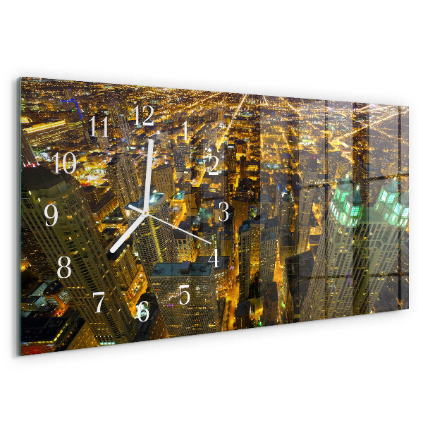 Orologi orizzontali Città di notte