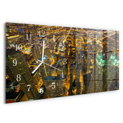 Orologi orizzontali Città di notte