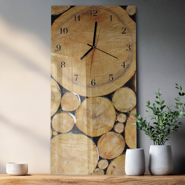 Orologio verticale Legna