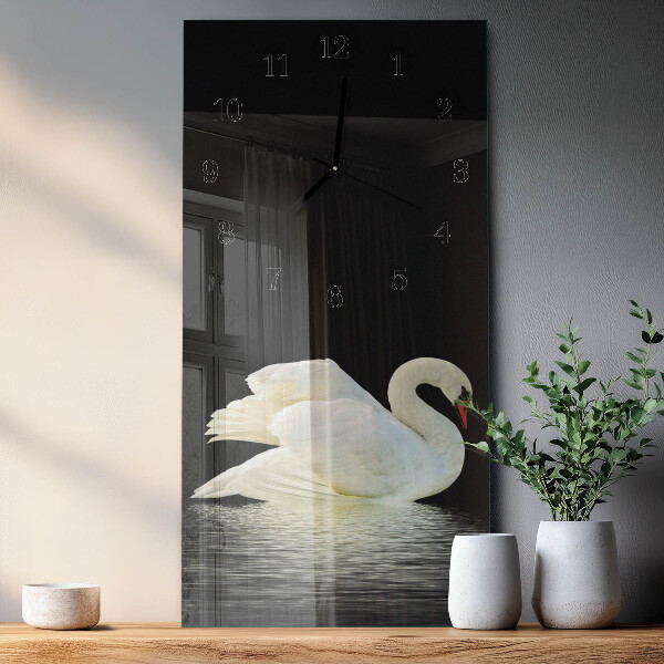 Orologio verticale Cigno