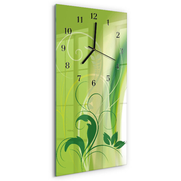 Orologio verticale Motivo floreale