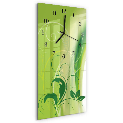 Orologio verticale Motivo floreale