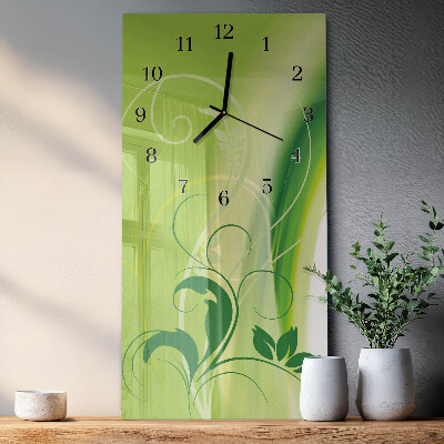 Orologio verticale Motivo floreale