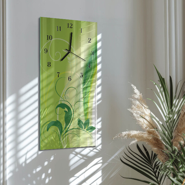 Orologio verticale Motivo floreale