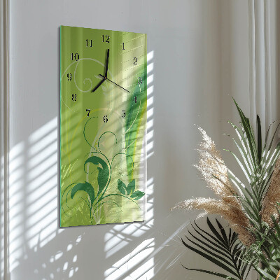 Orologio verticale Motivo floreale
