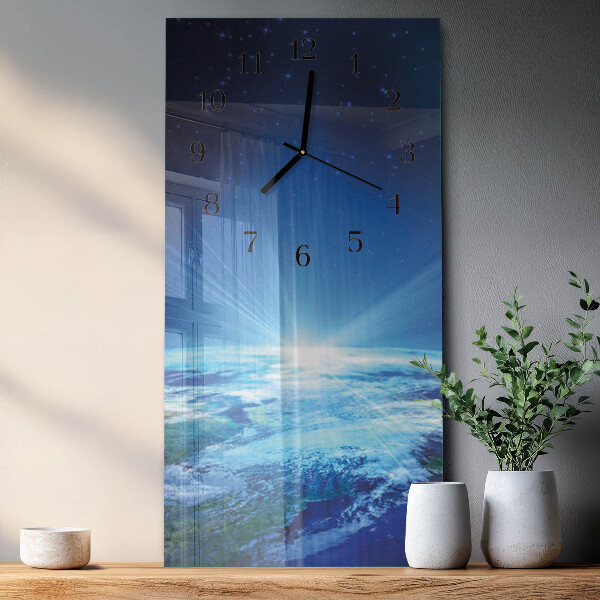 Orologio verticale L'universo della Terra