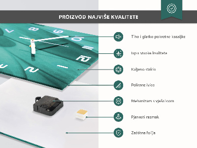 Orologio verticale Legna