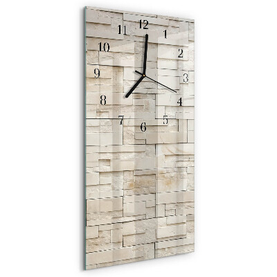 Orologio verticale Muro di pietra