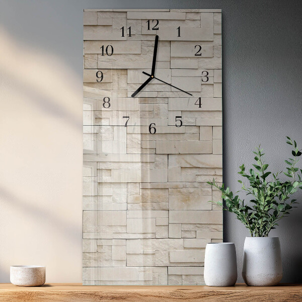 Orologio verticale Muro di pietra