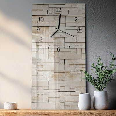 Orologio verticale Muro di pietra