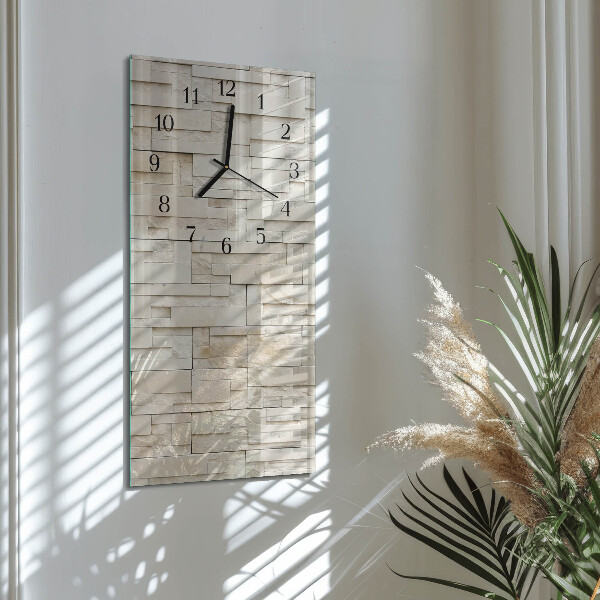 Orologio verticale Muro di pietra