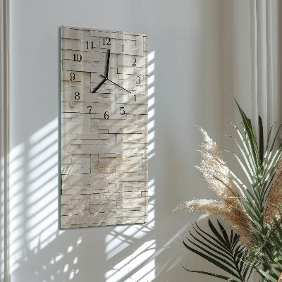 Orologio verticale Muro di pietra