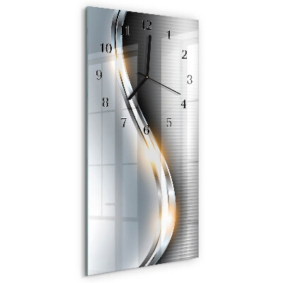 Orologio verticale Astrazione metallica