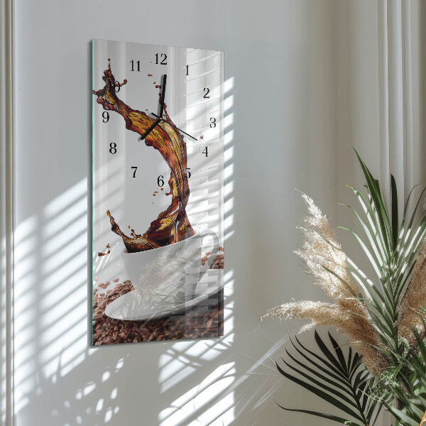 Orologio verticale Tazza di caffè