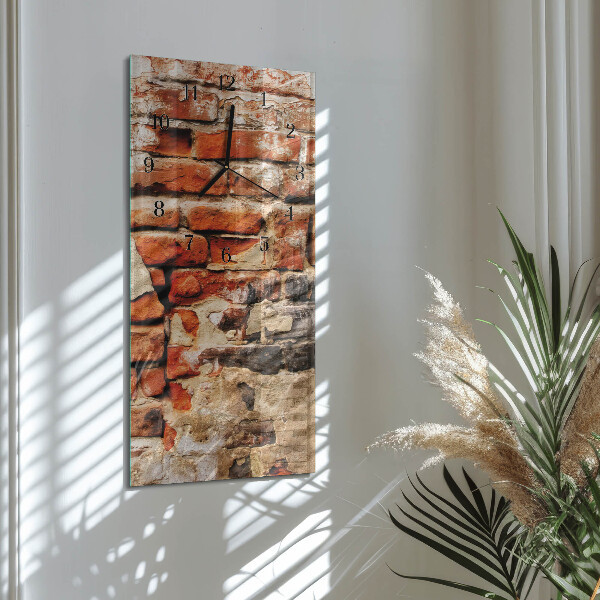 Orologio verticale Muro di mattoni