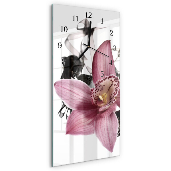 Orologio verticale Orchidea